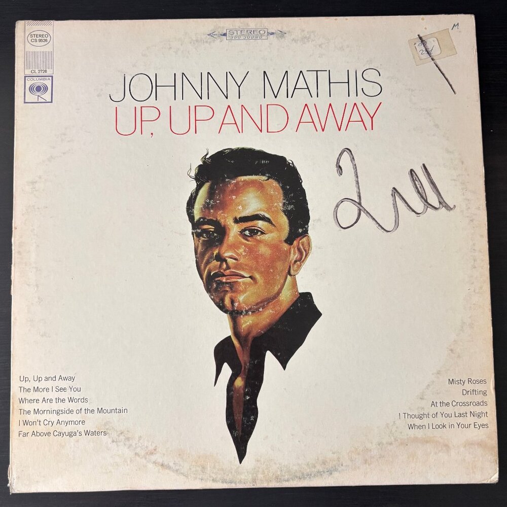 Johnny Mathis Up Up and Away - vinyl